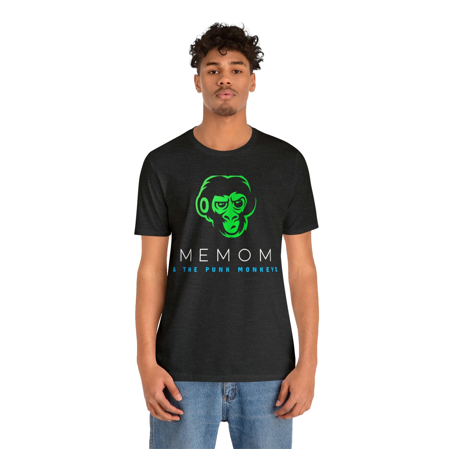 Memom and the Punk Monkeys Logo Unisex Jersey Short Sleeve Tee