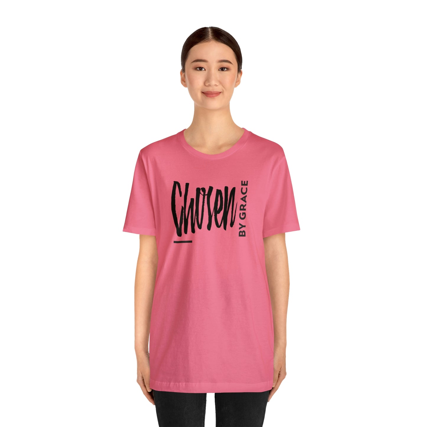 Chosen By Grace Sideways Unisex Jersey Short Sleeve Tee
