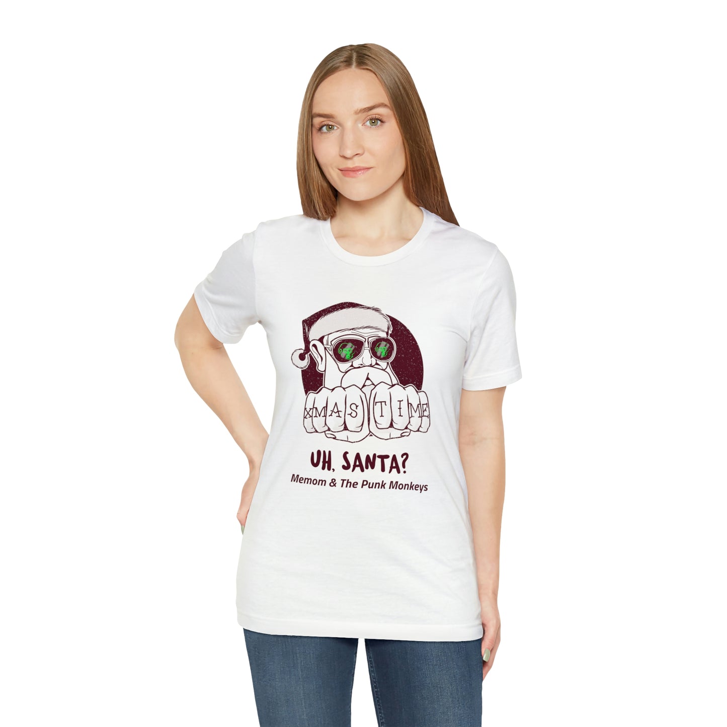 Uh, Santa? Unisex Jersey Short Sleeve Tee