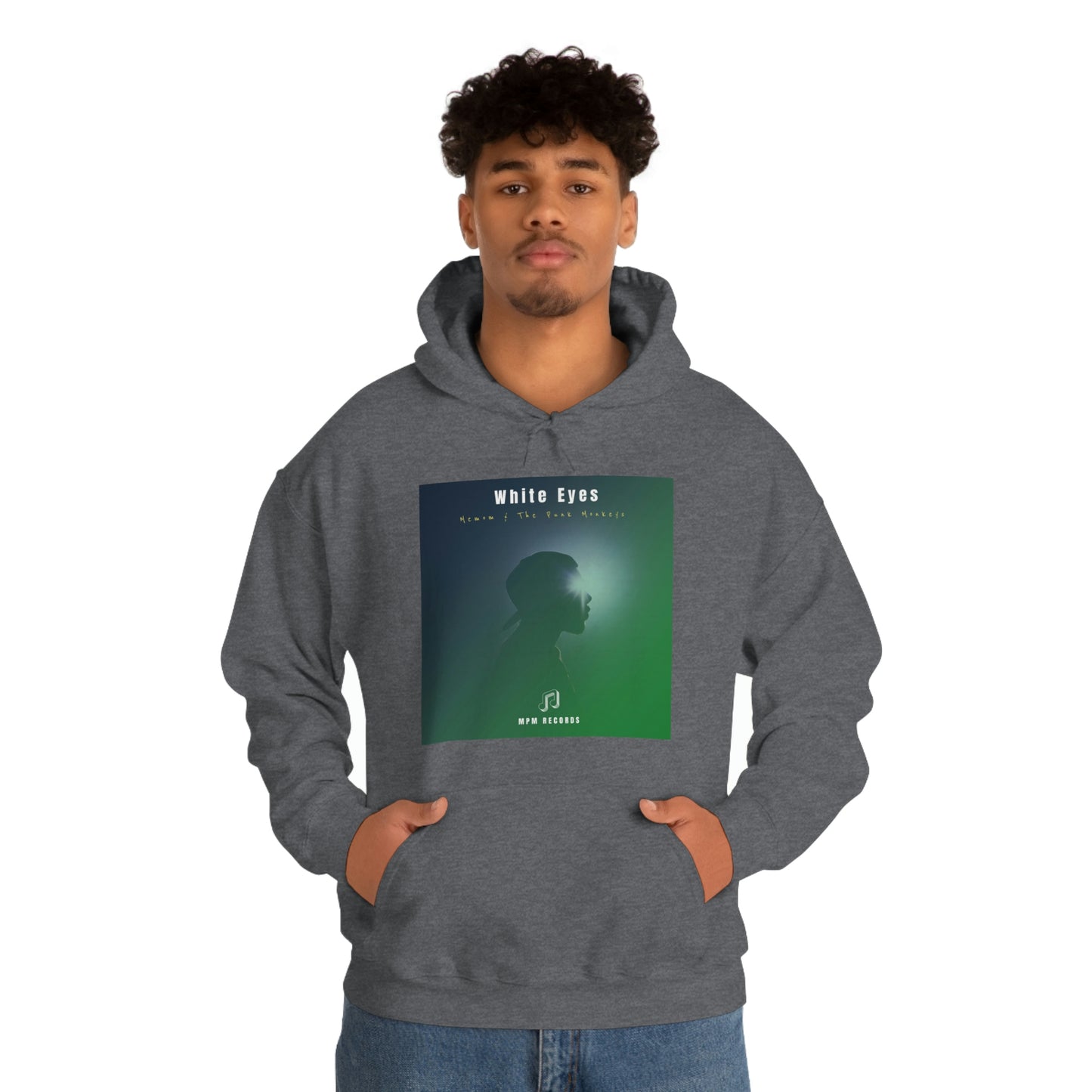 White Eyes Unisex Heavy Blend™ Hooded Sweatshirt