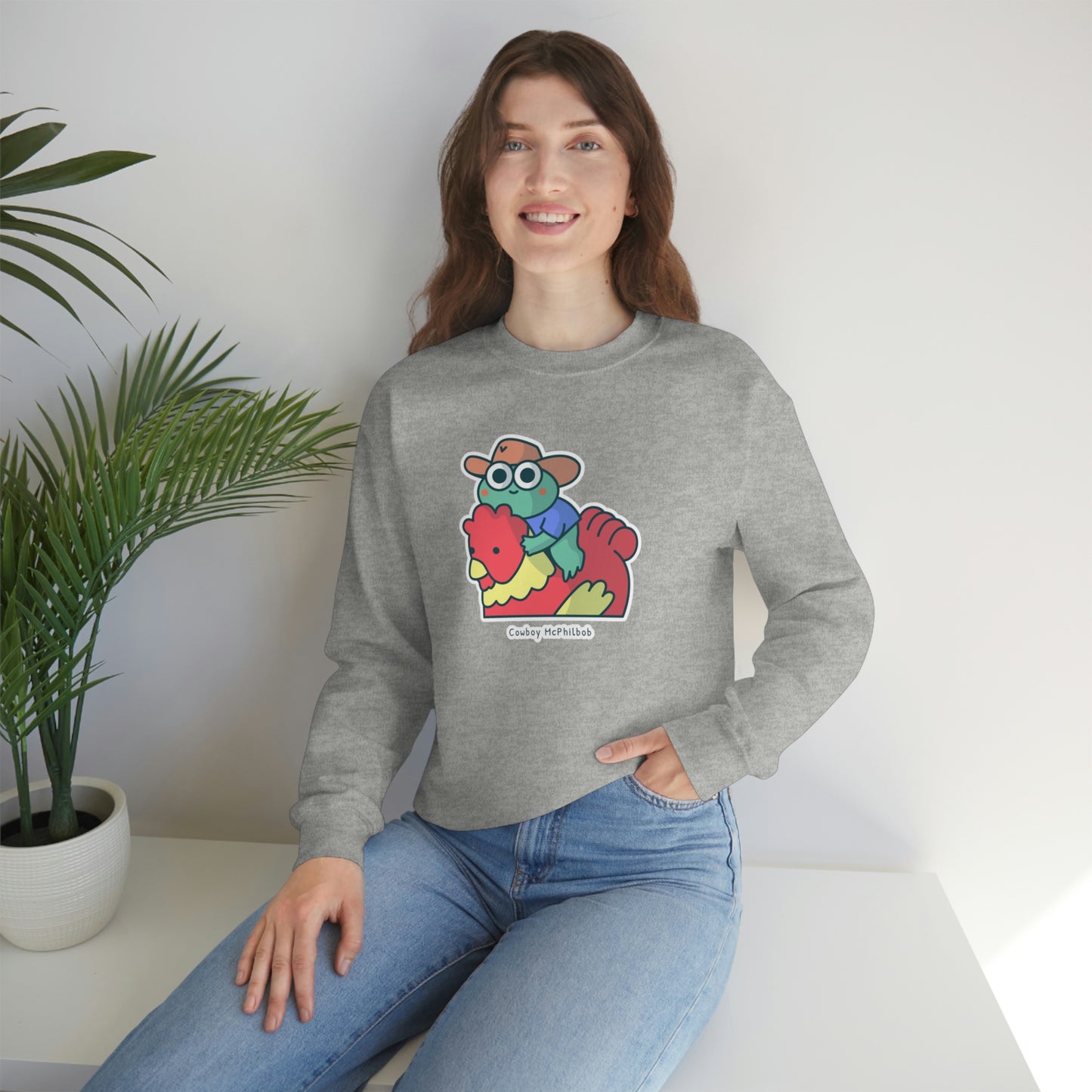 Cowboy McPhilbob Unisex Heavy Blend™ Crewneck Sweatshirt