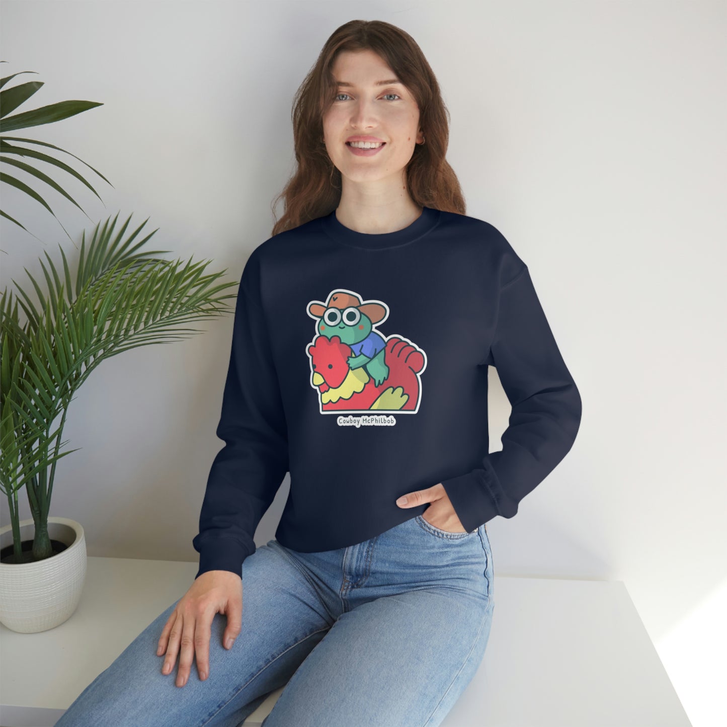 Cowboy McPhilbob Unisex Heavy Blend™ Crewneck Sweatshirt