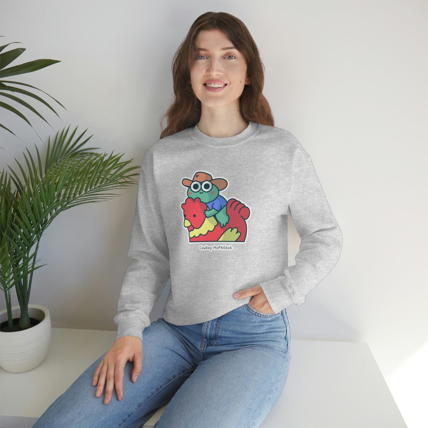 Cowboy McPhilbob Unisex Heavy Blend™ Crewneck Sweatshirt