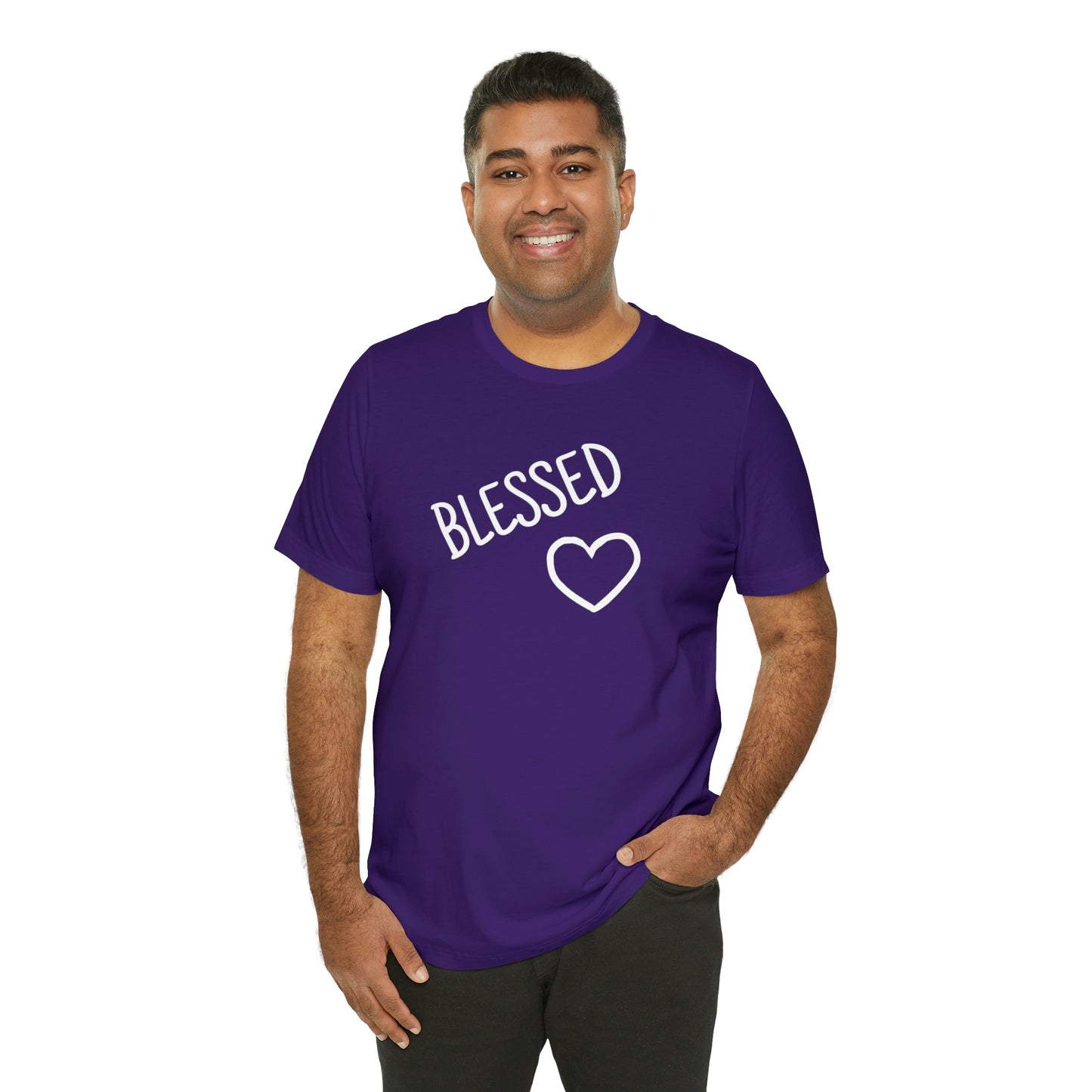 Blessed Heart Unisex Jersey Short Sleeve Tee
