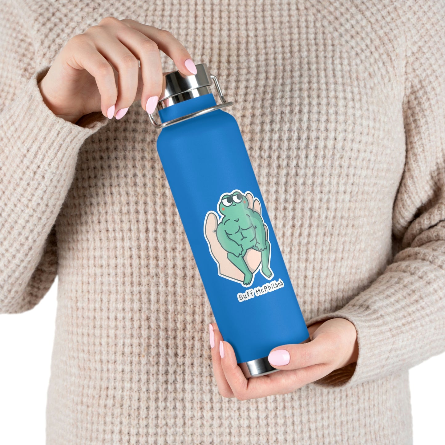 Buff McPhilbob Copper Vacuum Insulated Bottle, 22oz