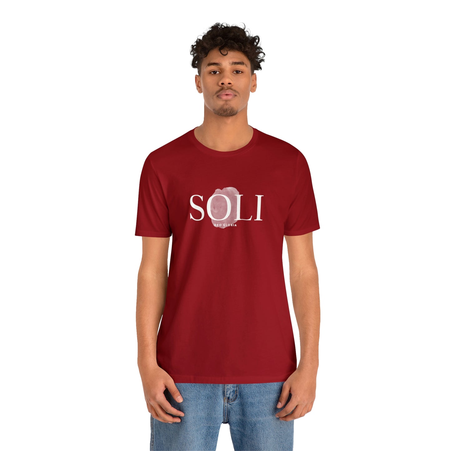 Soli Deo Gloria Paintbrush Unisex Jersey Short Sleeve Tee