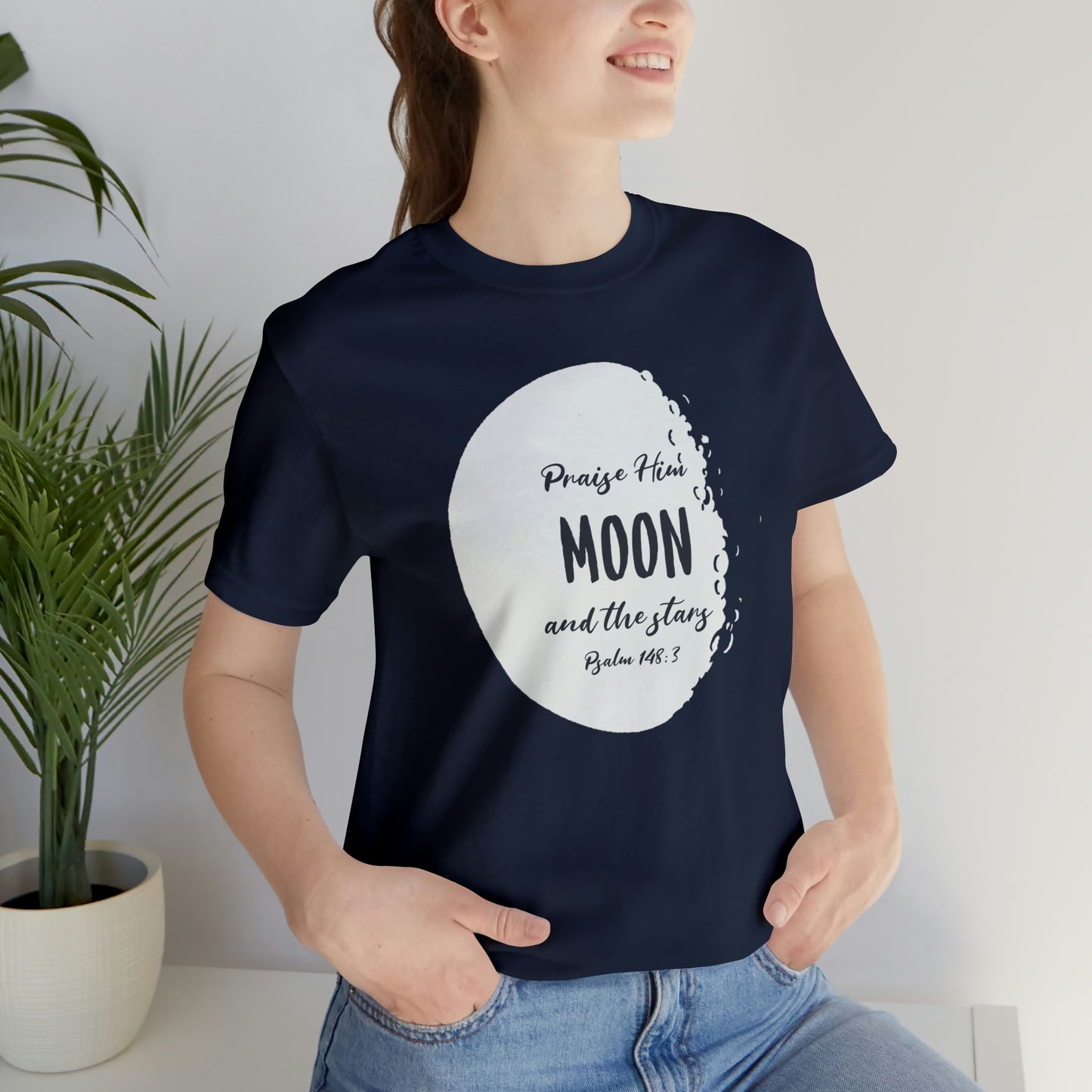 The Moon Unisex Jersey Short Sleeve Tee