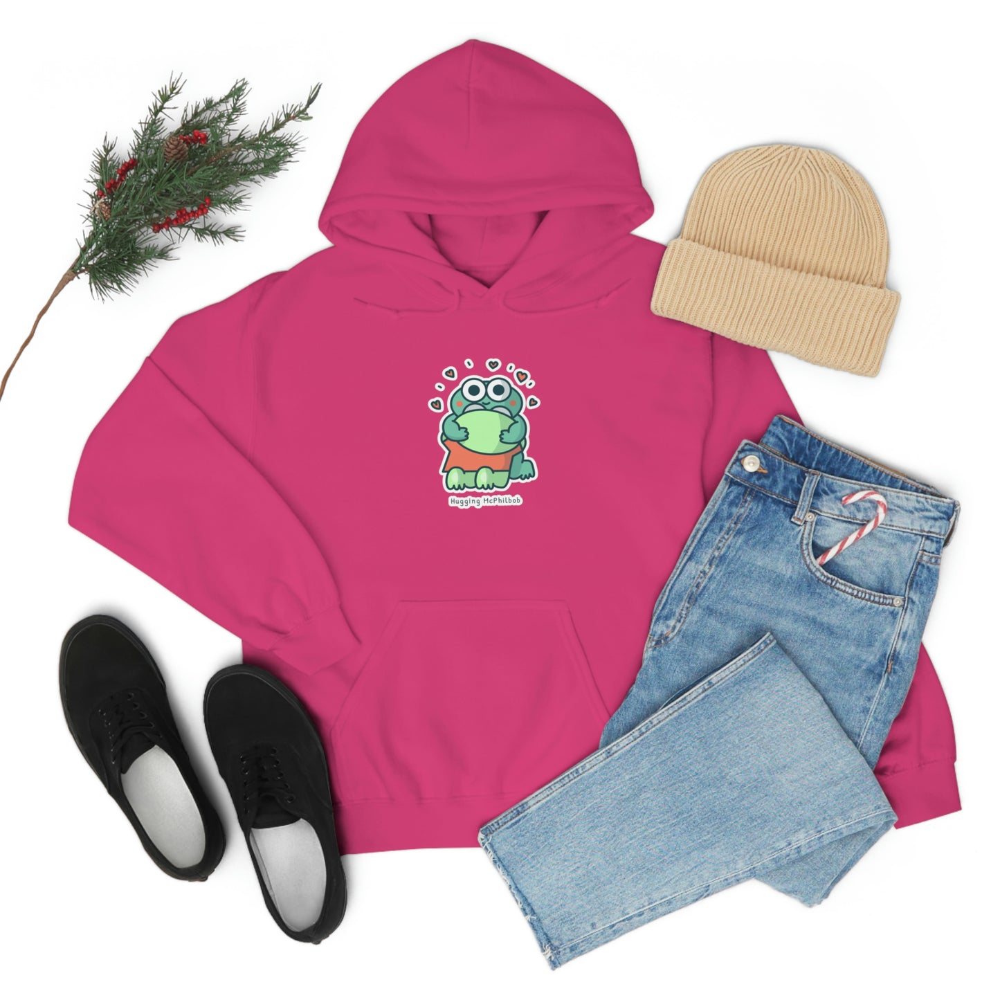 Hugging McPhilbob Unisex Heavy Blend™ Hooded Sweatshirt