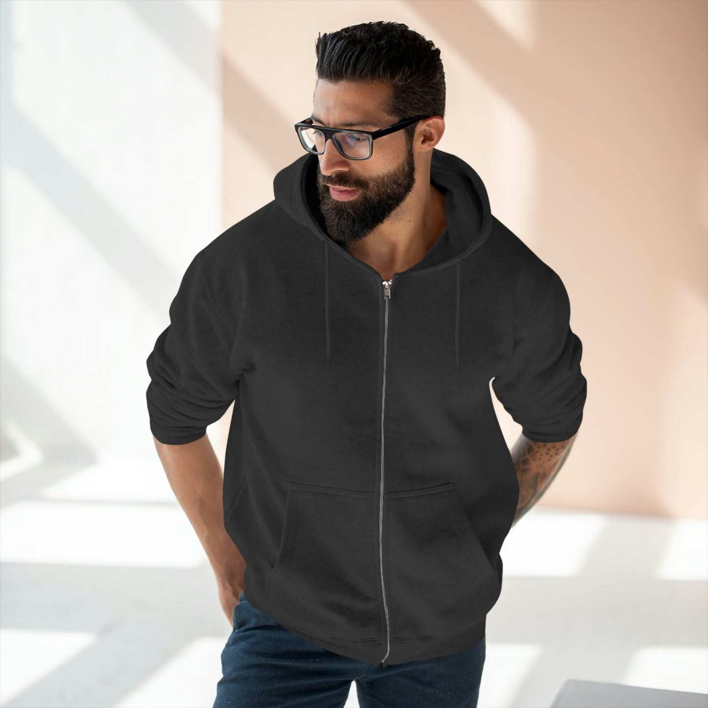 Memom & The Punk Monkeys Unisex Premium Full Zip Hoodie