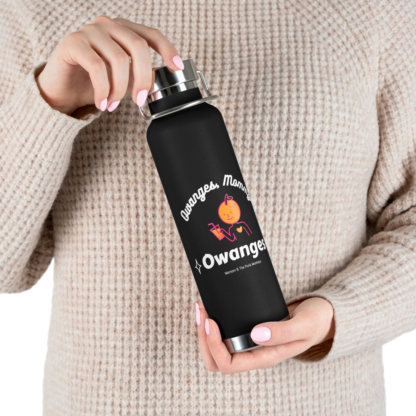 Owanges, Mommy, Owanges Copper Vacuum Insulated Bottle, 22oz