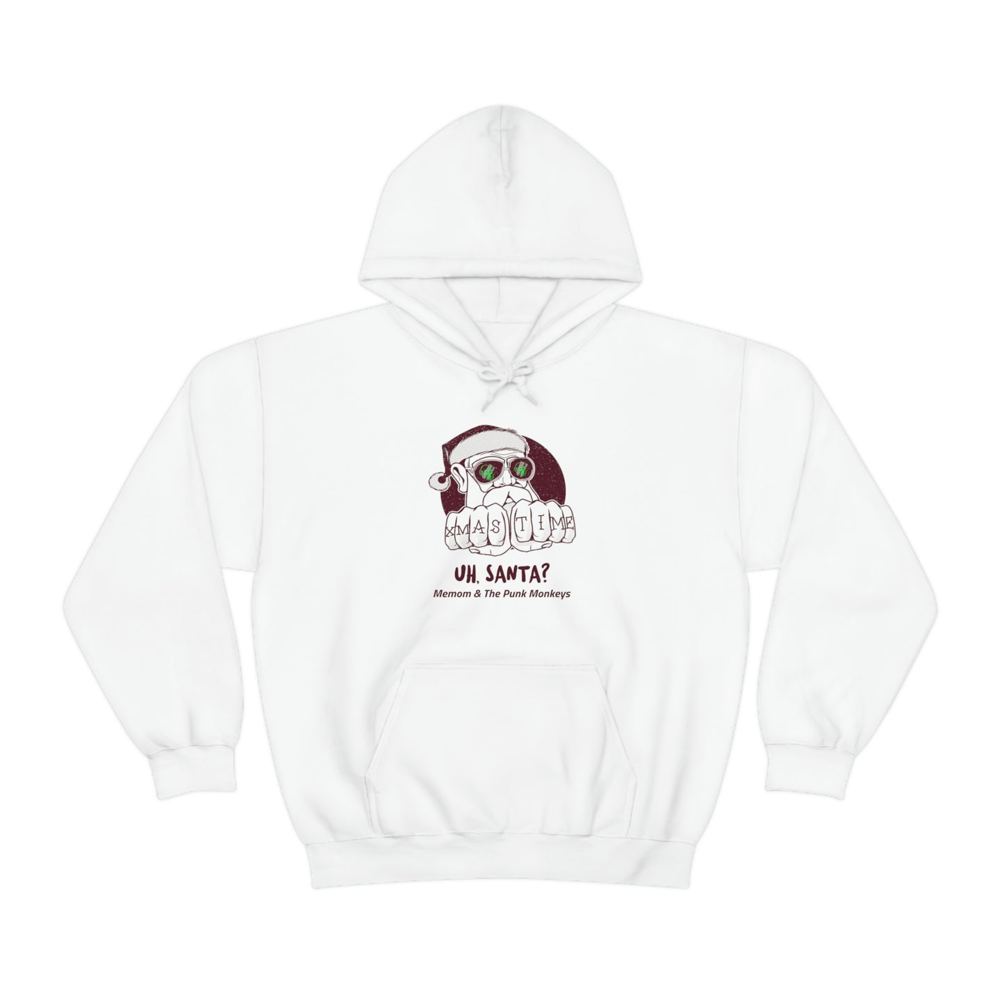 Uh, Santa Unisex Heavy Blend™ Hooded Sweatshirt