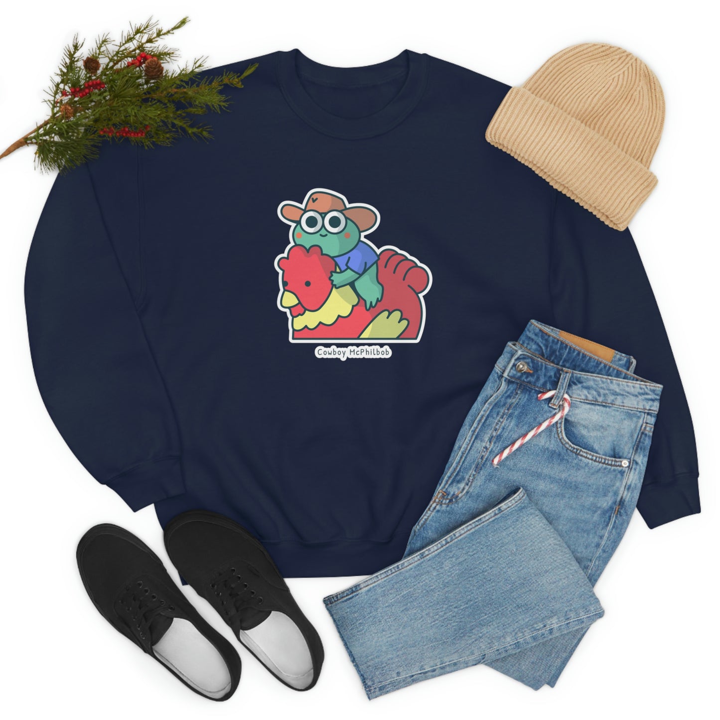 Cowboy McPhilbob Unisex Heavy Blend™ Crewneck Sweatshirt