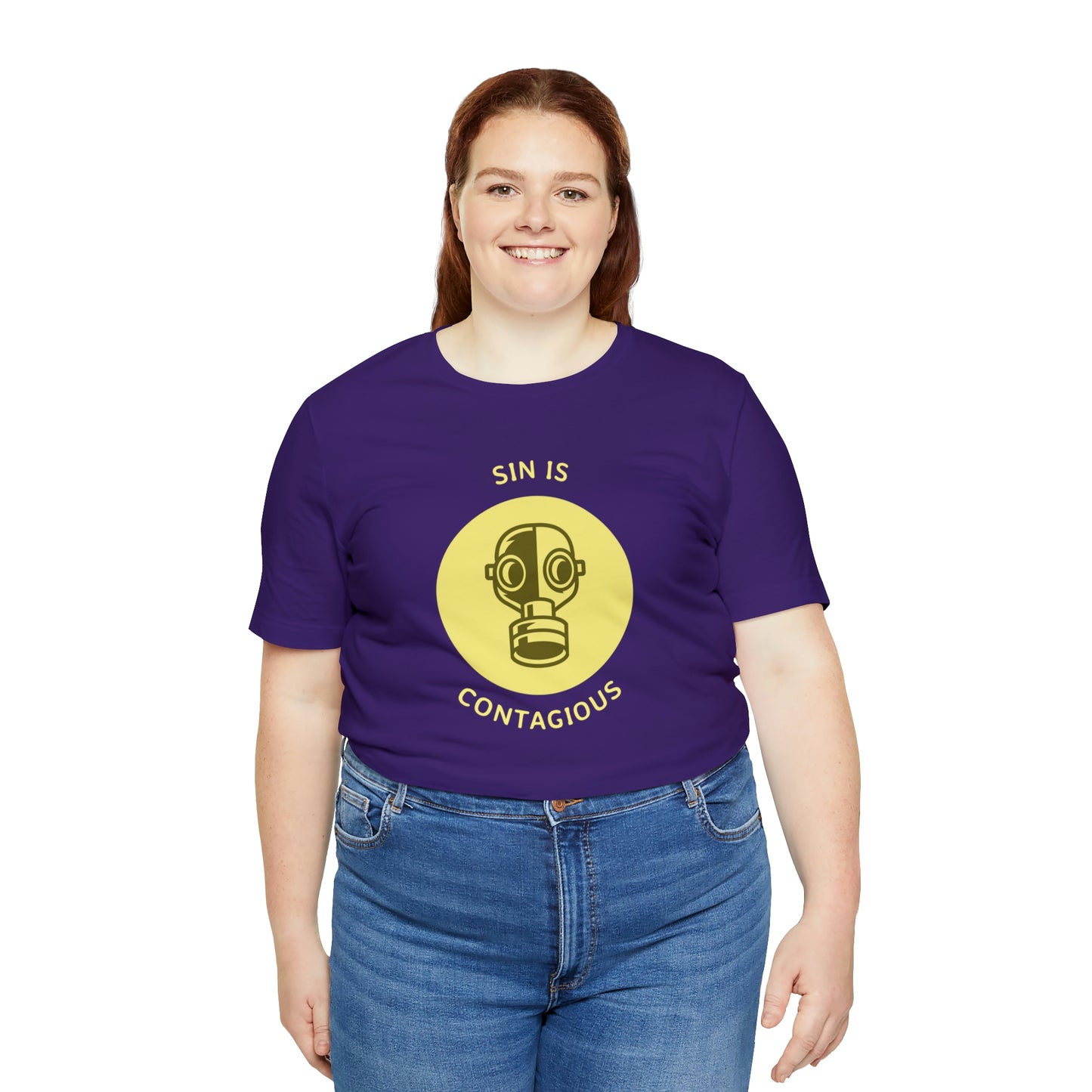 Sin is Contagious Unisex Jersey Short Sleeve Tee