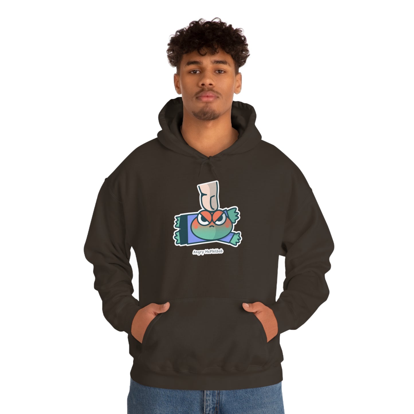 Angry McPhilbob Unisex Heavy Blend™ Hooded Sweatshirt