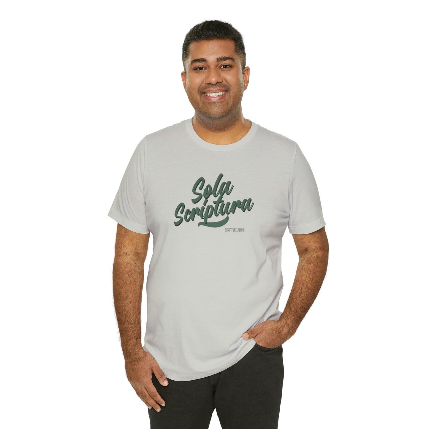Sola Scriptura Unisex Jersey Short Sleeve Tee