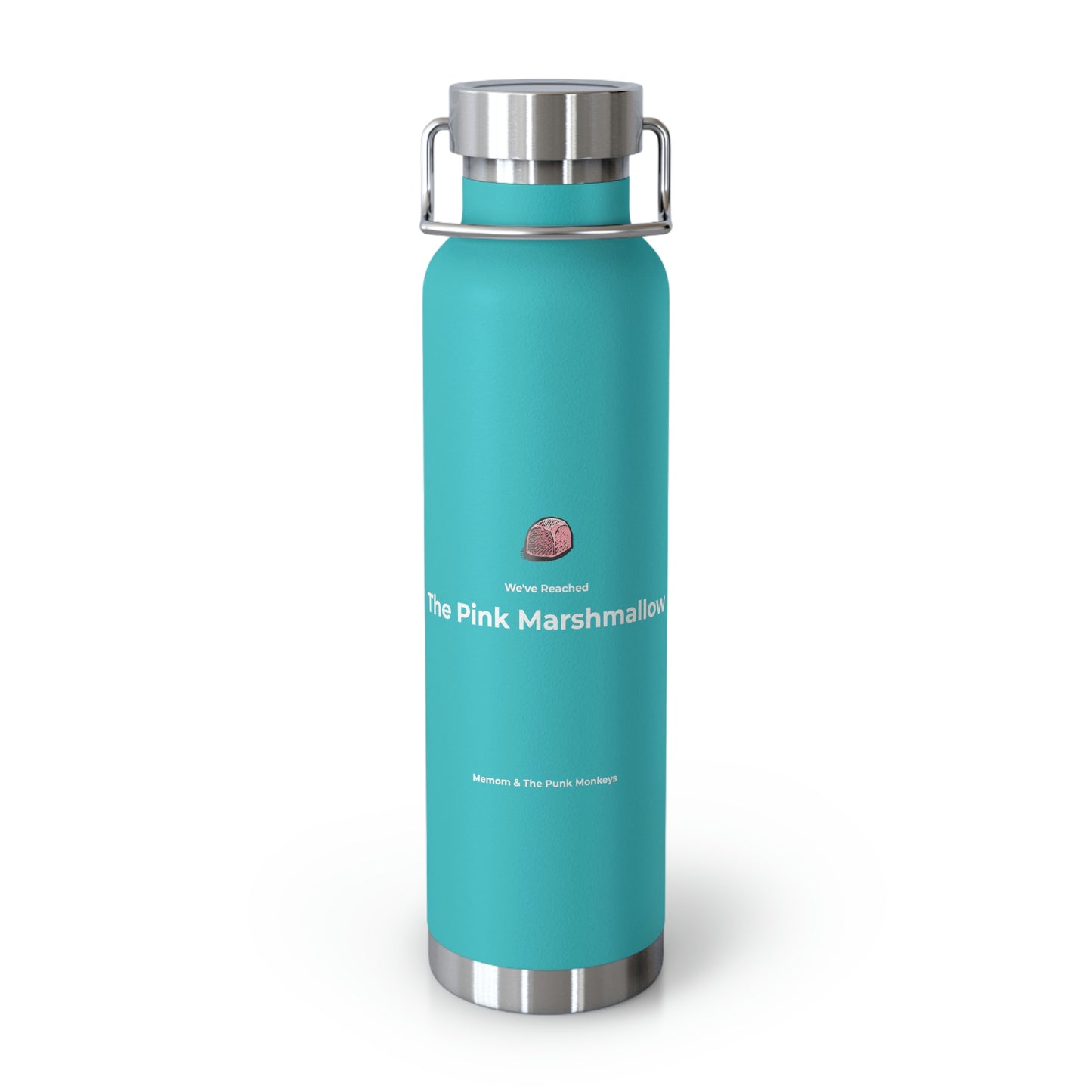 We've Reached the Pink Marshmallow Copper Vacuum Insulated Bottle, 22oz