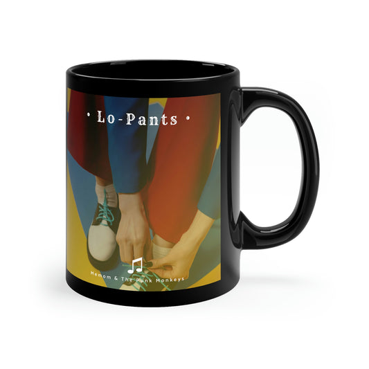 Lo-Pants Black Coffee Mug, 11oz