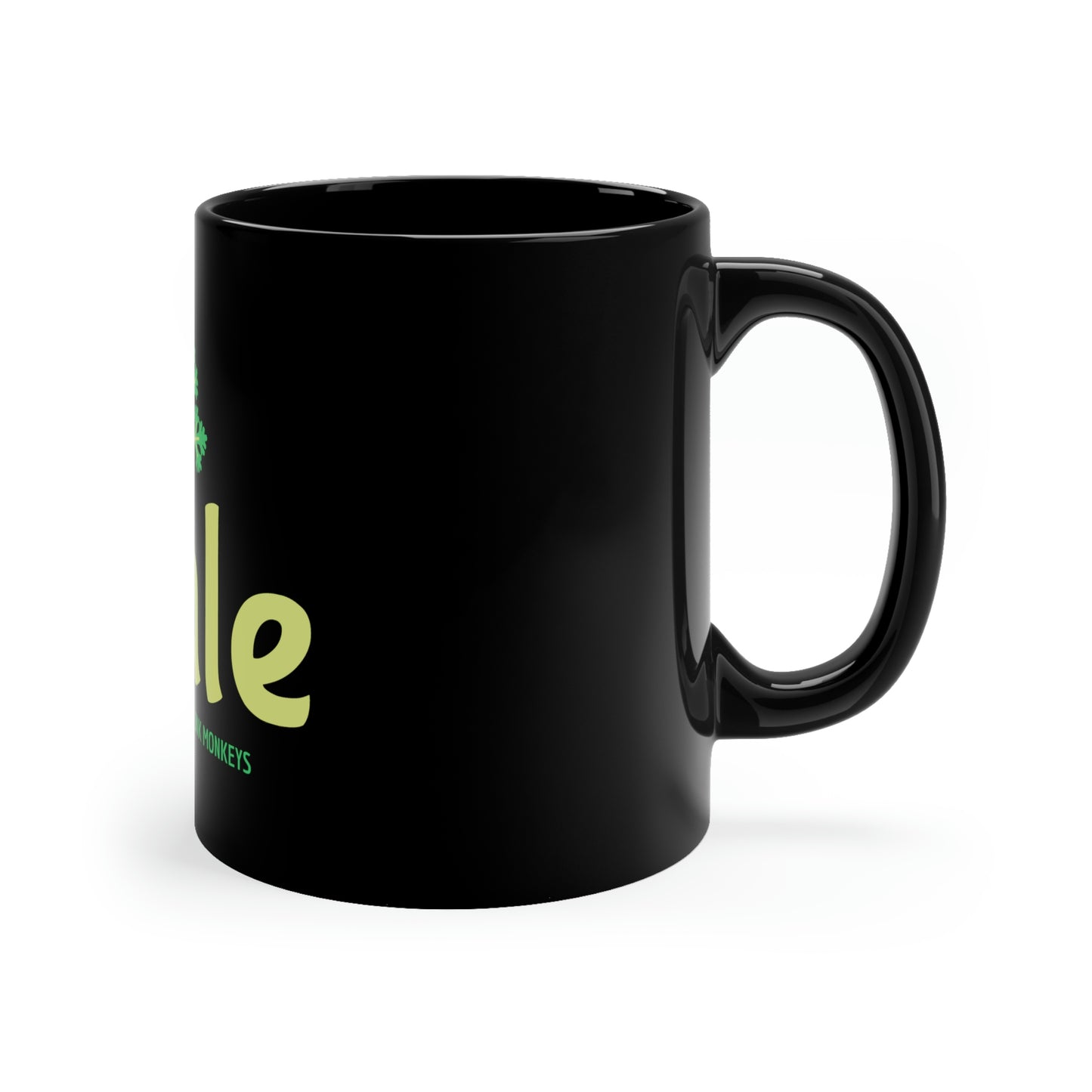 Kale 11oz Black Mug
