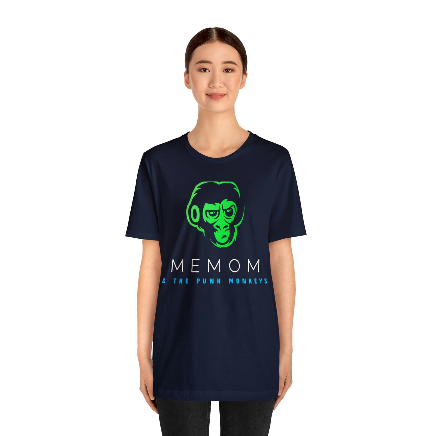 Memom and the Punk Monkeys Logo Unisex Jersey Short Sleeve Tee
