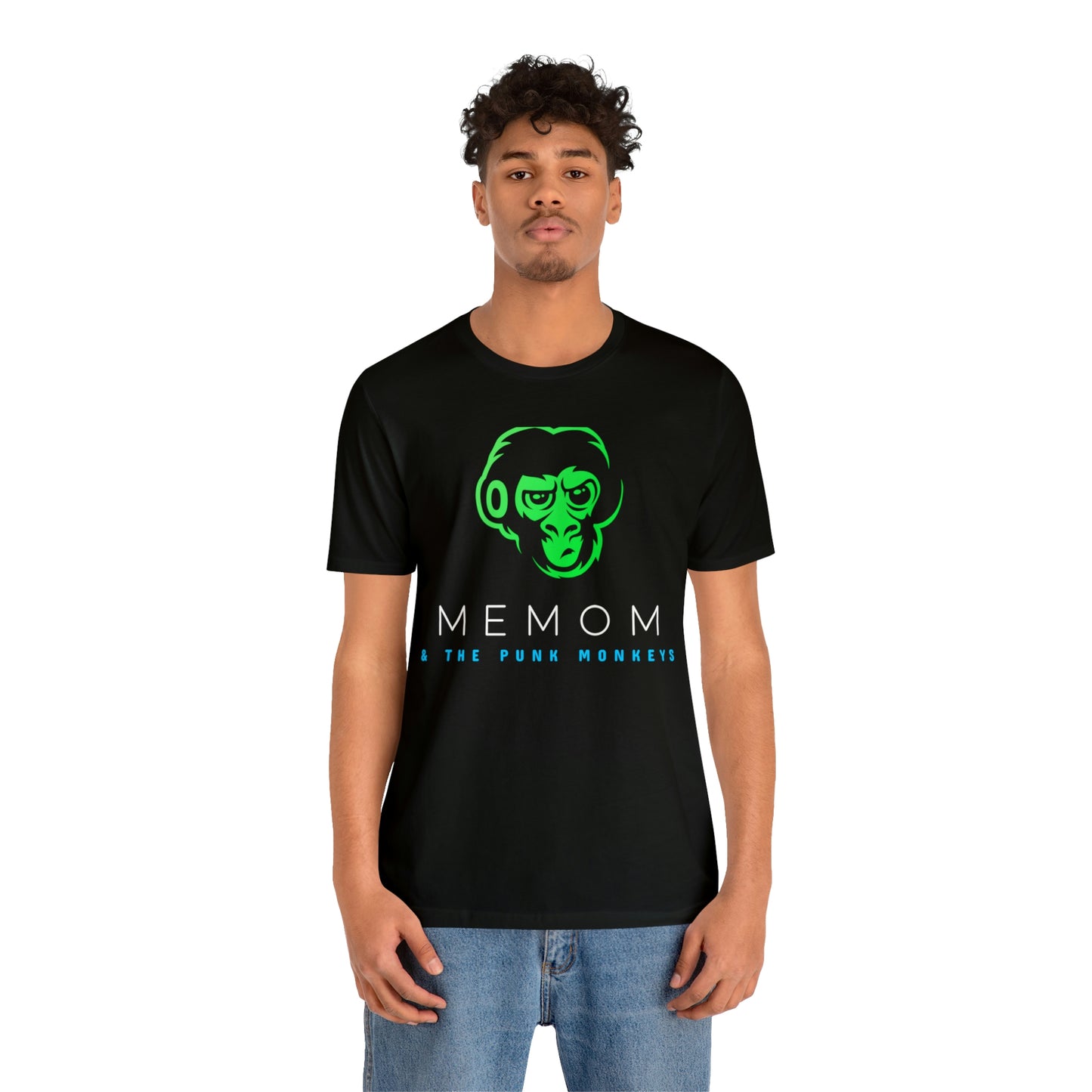Memom and the Punk Monkeys Logo Unisex Jersey Short Sleeve Tee