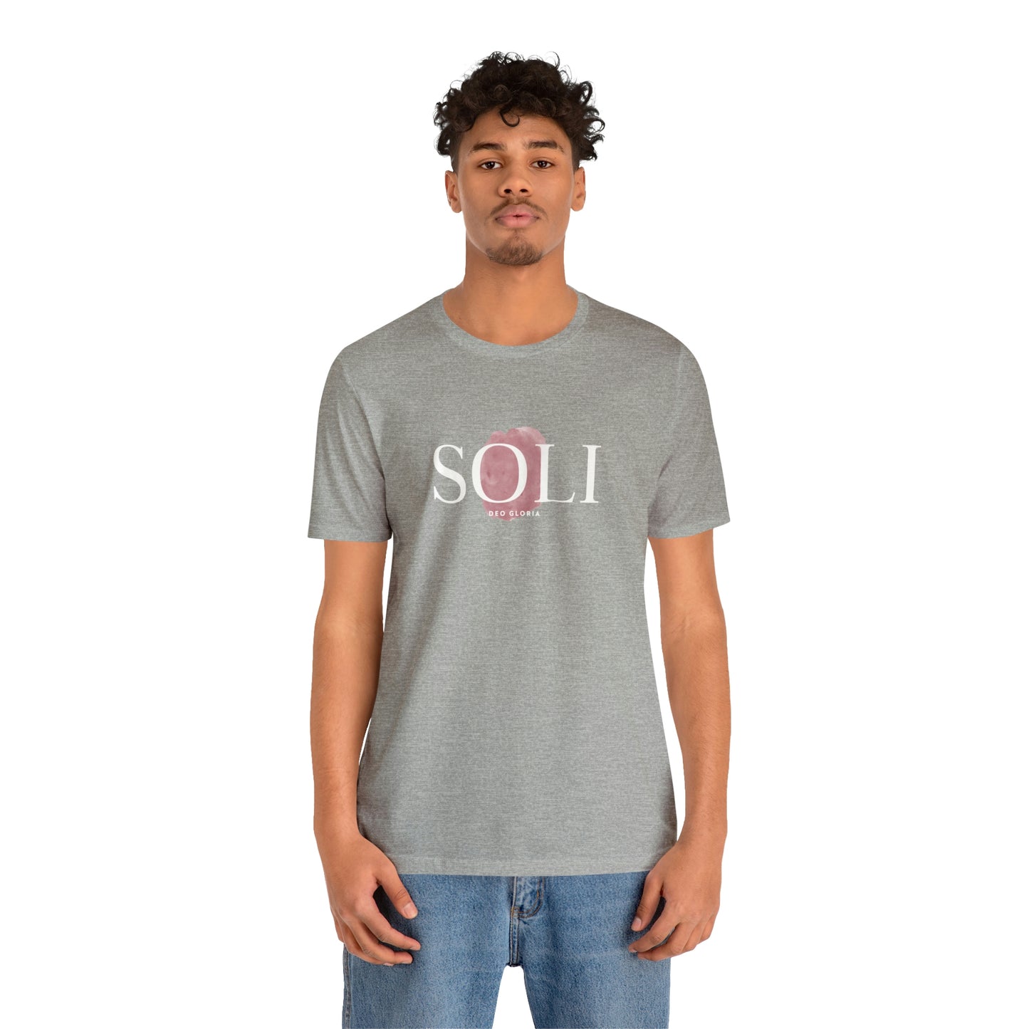 Soli Deo Gloria Paintbrush Unisex Jersey Short Sleeve Tee