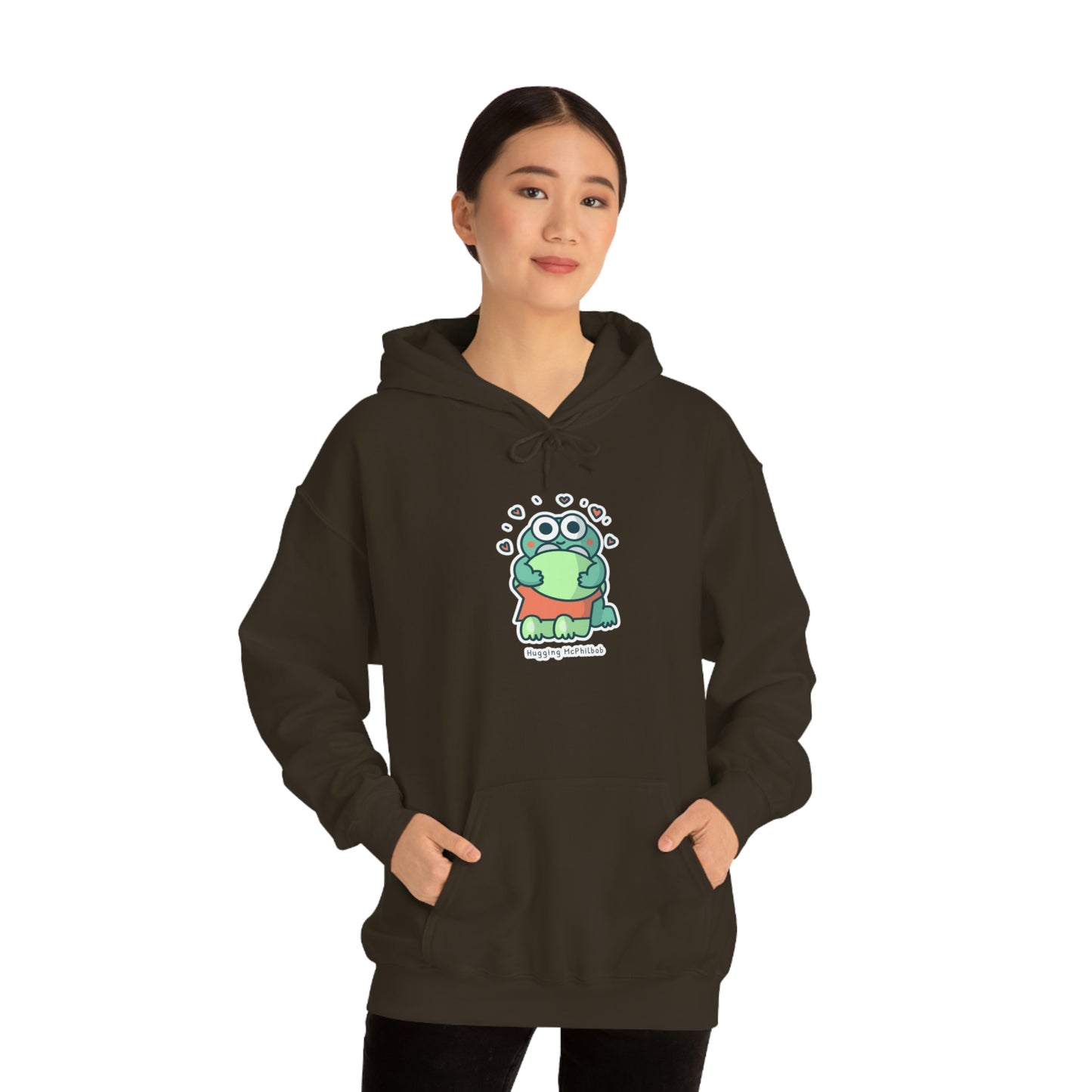 Hugging McPhilbob Unisex Heavy Blend™ Hooded Sweatshirt