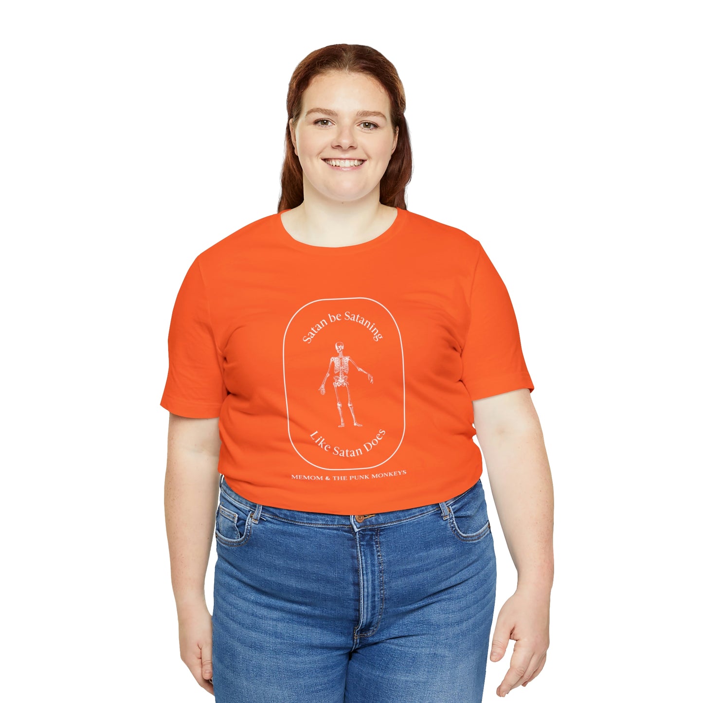 Satan Be Sataning Like Satan Does, Unisex Jersey Short Sleeve Tee