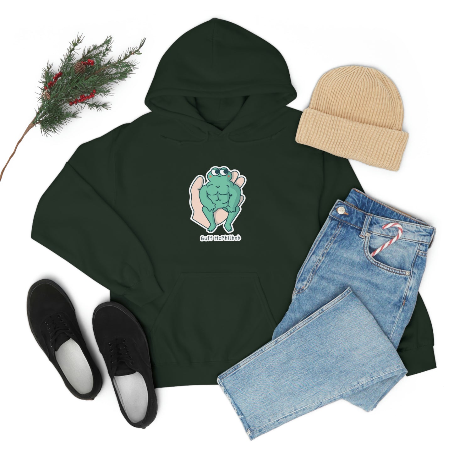 Buff McPhilbob Unisex Heavy Blend™ Hooded Sweatshirt