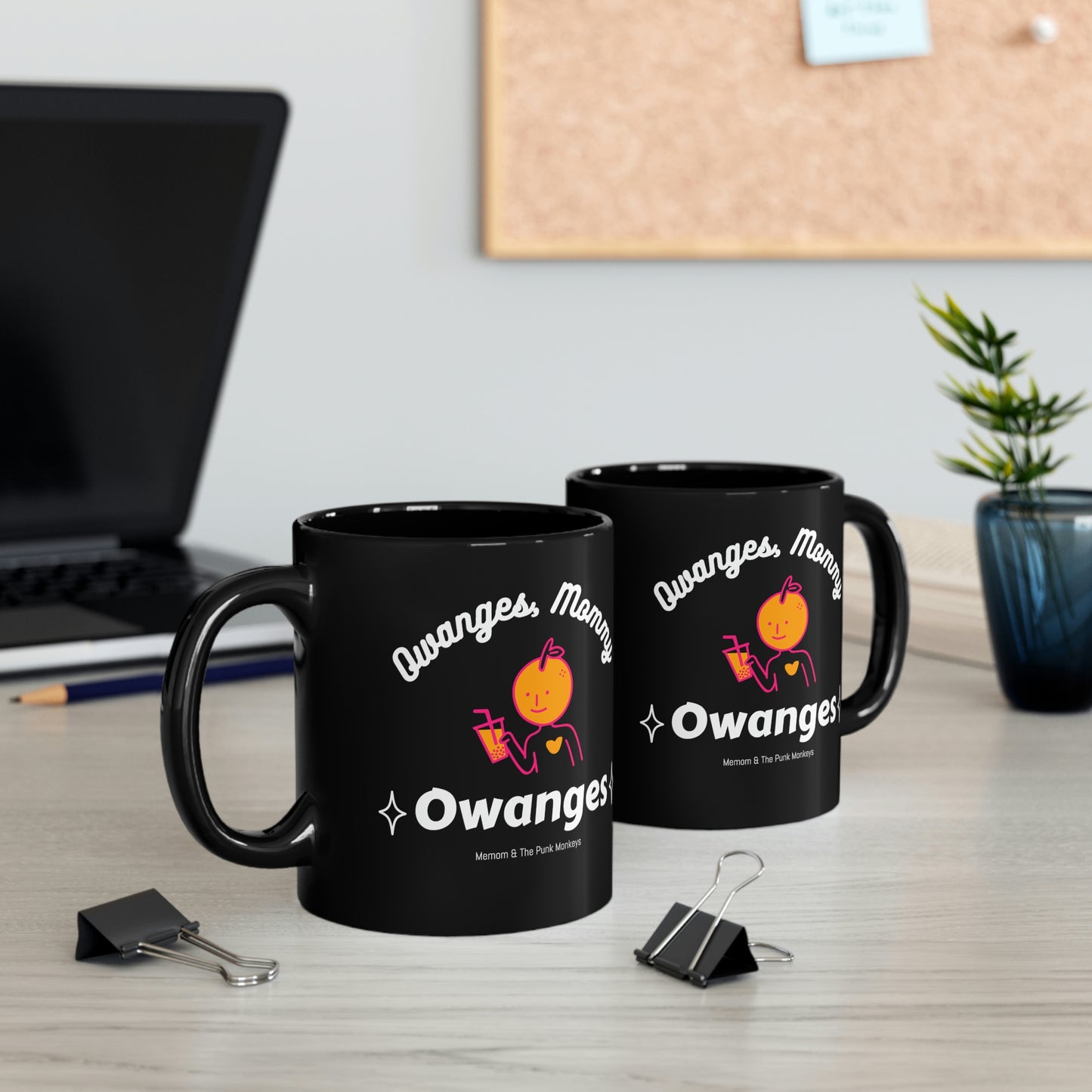 Owanges, Mommy, Owanges 11oz Black Mug
