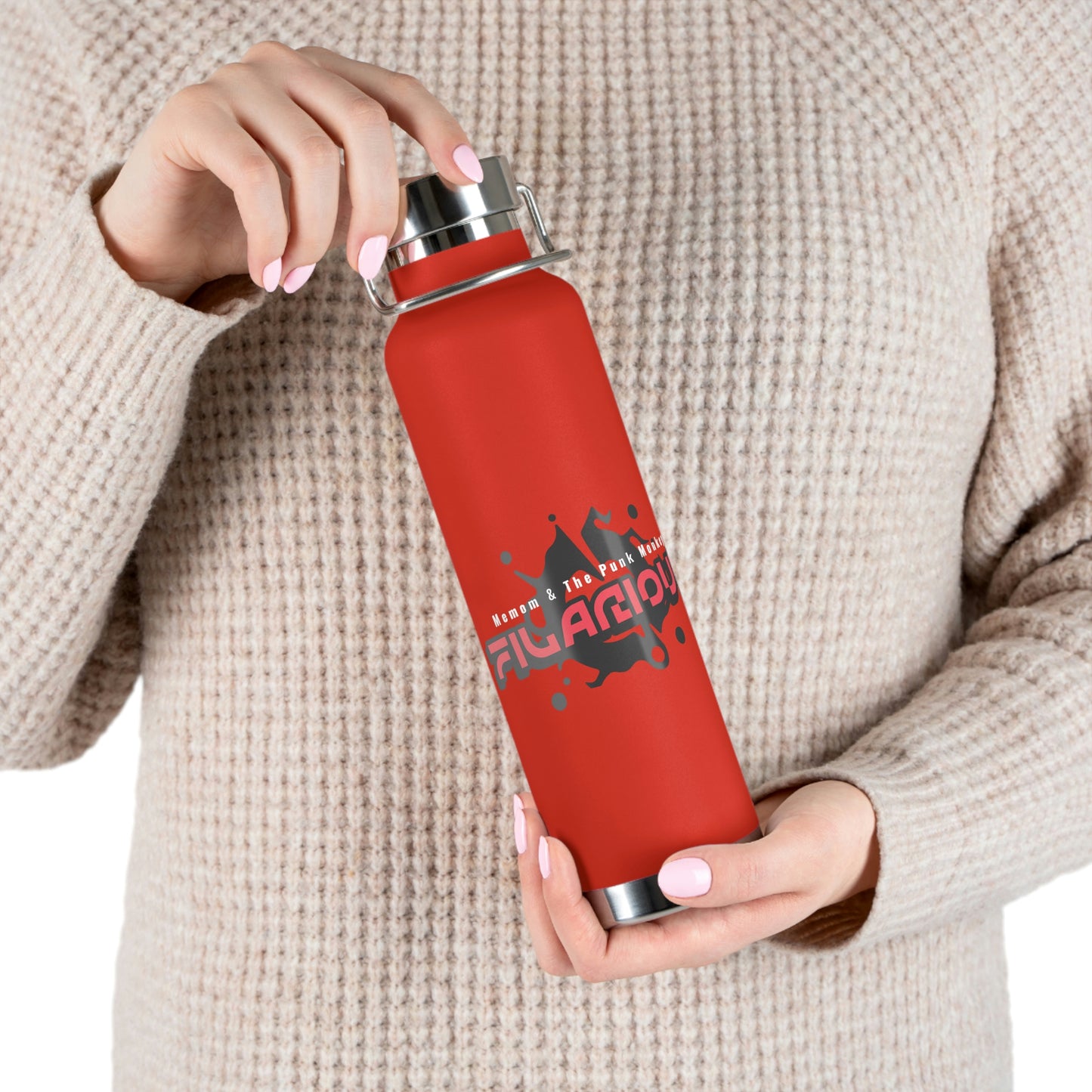 Filarious Copper Vacuum Insulated Bottle, 22oz
